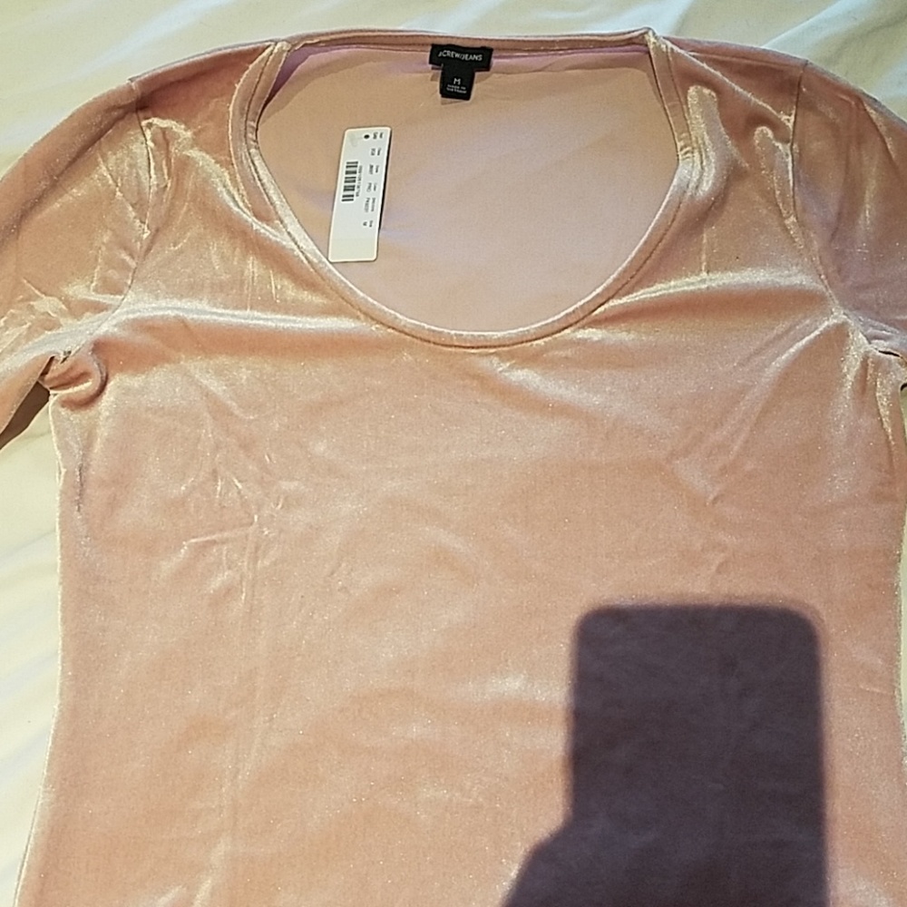 JCrew velvet bodysuit